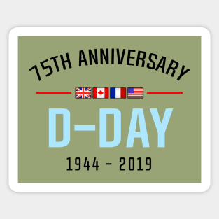 D-Day 75th Anniversary Sticker